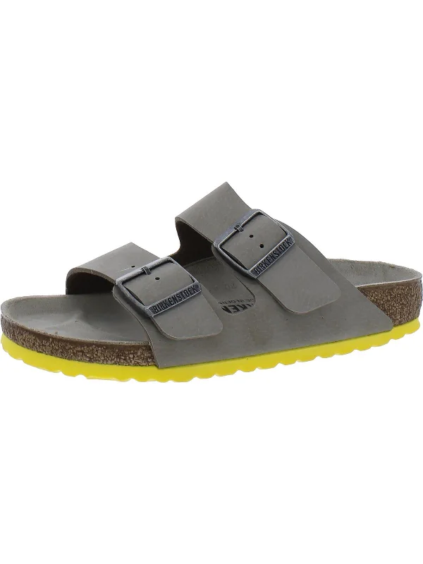 Arizona Girls Big Kid Leather Slide Sandals