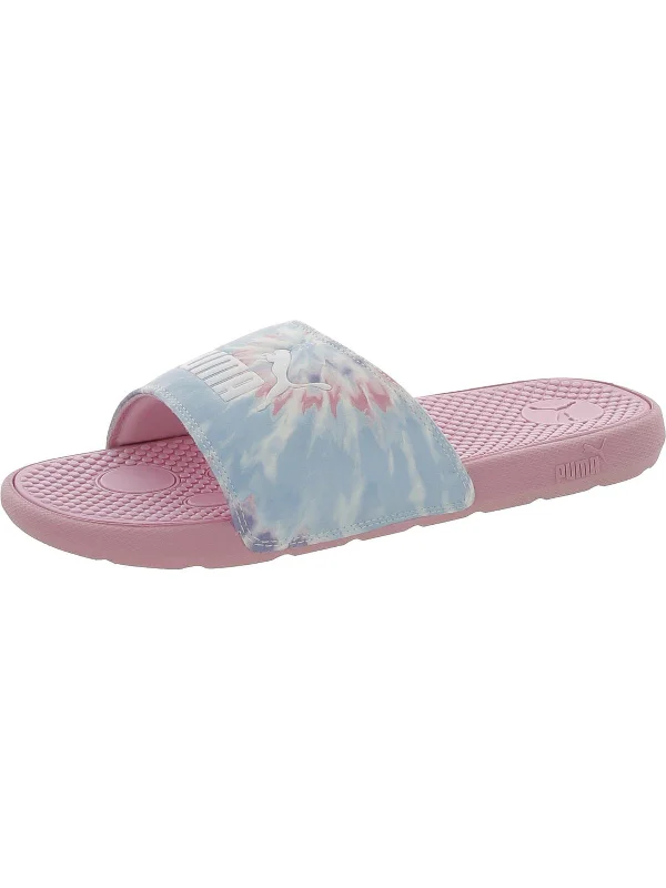 Cool Cat Twist Jr Girls Tie-Dye Slip-On Pool Slides