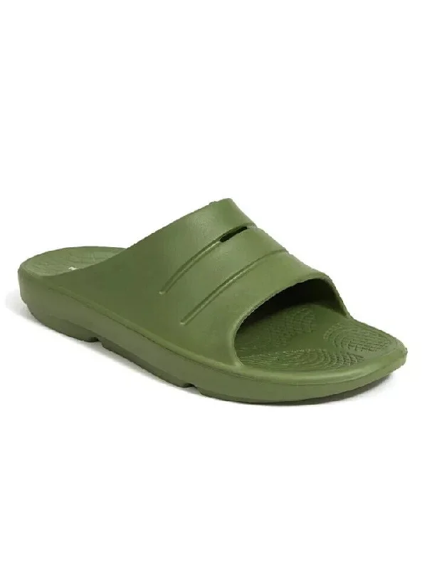 Deer Stags Ward Comfort Cushioned Slide Sandals WRM106KIT Men's Green DOG30