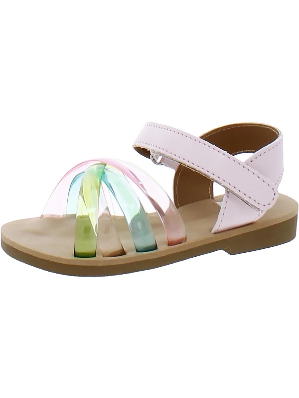 Girls Toddler Ankle Strap Slide Sandals