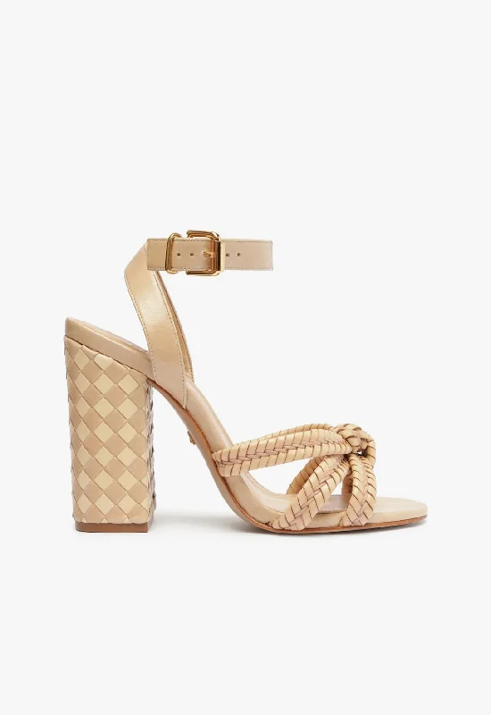 Kareena Woven Leather Sandal