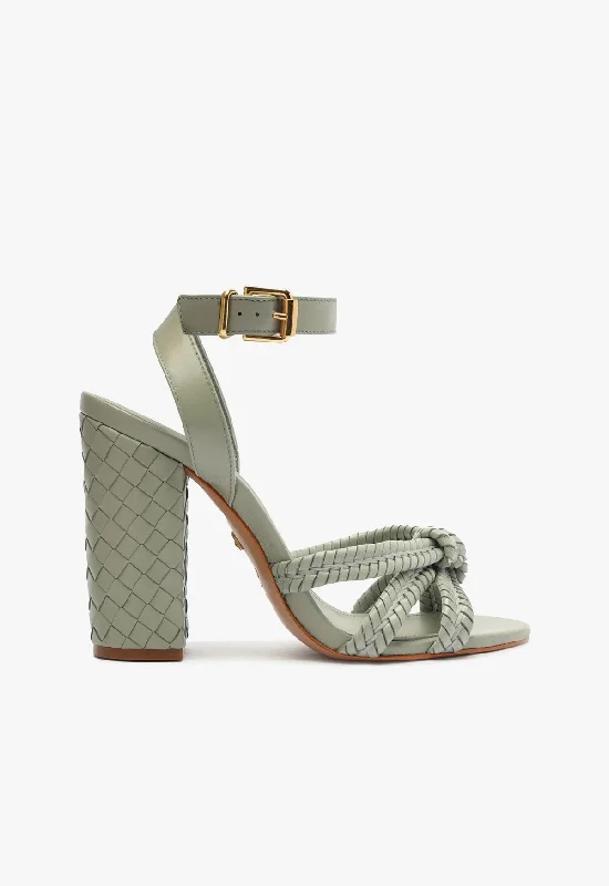 Kareena Woven Leather Sandal