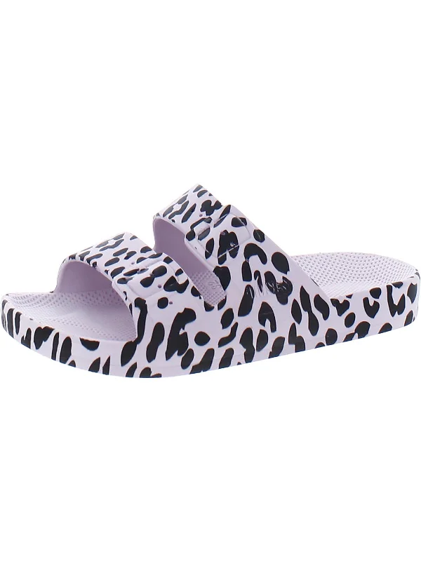 Leo Girls Printed Slip On Pool Slides