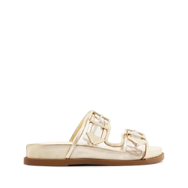 Naomi Sporty Vinyl & Metallic Sandal