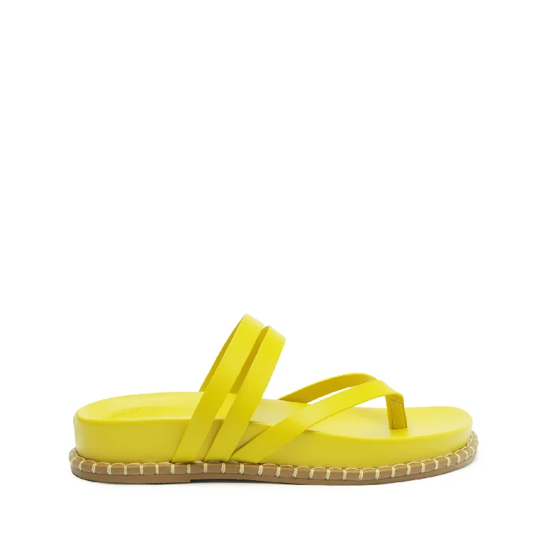 Rania Sporty Leather Sandal