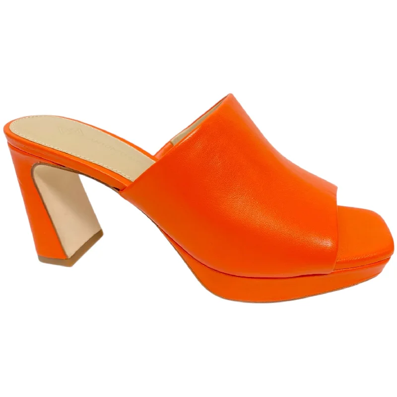 Sandals Heels Block By Antonio Melani In Orange, Size: 6.5