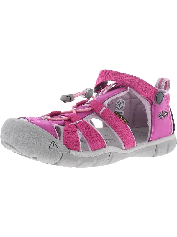 Seacamp ll Girls Little Kid Ankle Strap Footbed Sandals