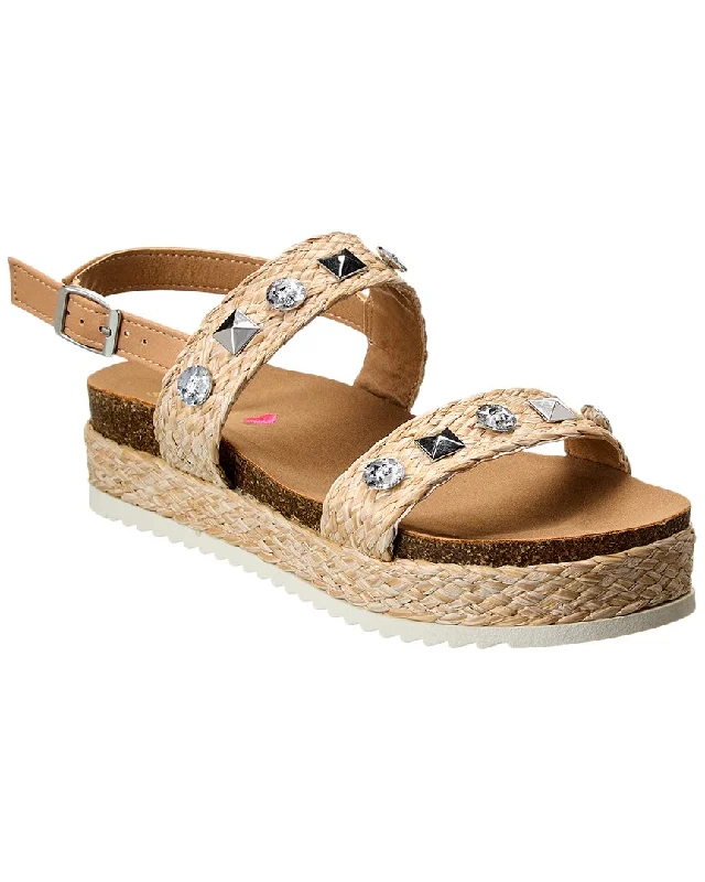 Steve Madden Jgemston Raffia Platform Sandal