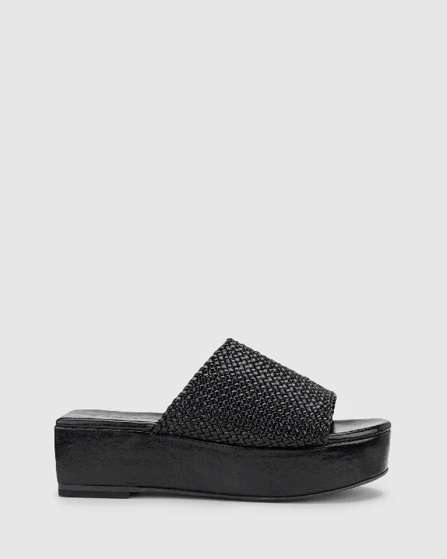 Tribute Flatform - Black Weave