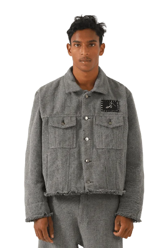 "95" CHARCOAL DENIM JACKET