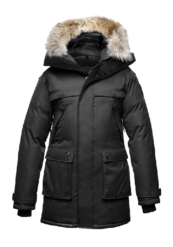 Yatesy Men's Long Parka