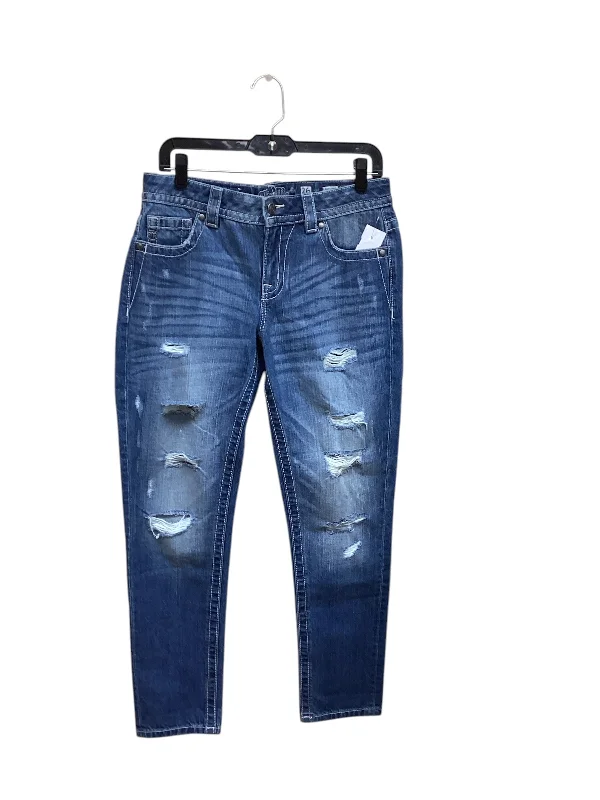 Jeans Boyfriend By Miss Me In Blue Denim, Size: 2