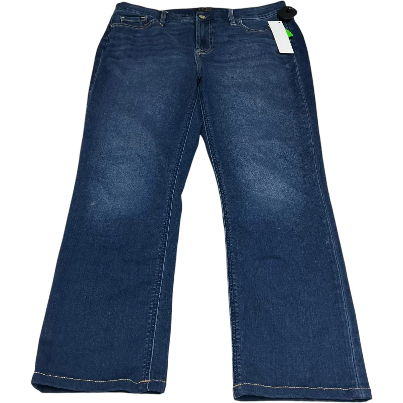 Jeans Designer By 7 For All Mankind In Blue Denim, Size: 14