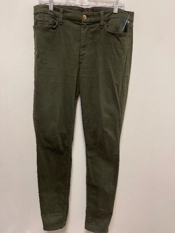 Jeans Designer By 7 For All Mankind In Green, Size: 12