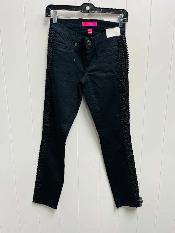 Jeans Designer By Lilly Pulitzer In Black, Size: 0