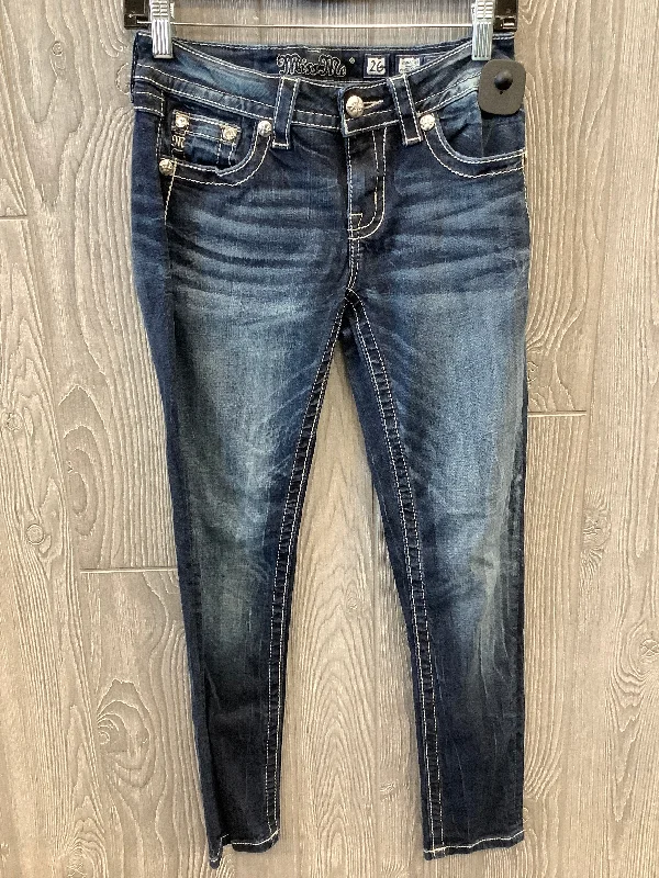 Jeans Designer By Miss Me In Blue Denim, Size: 2