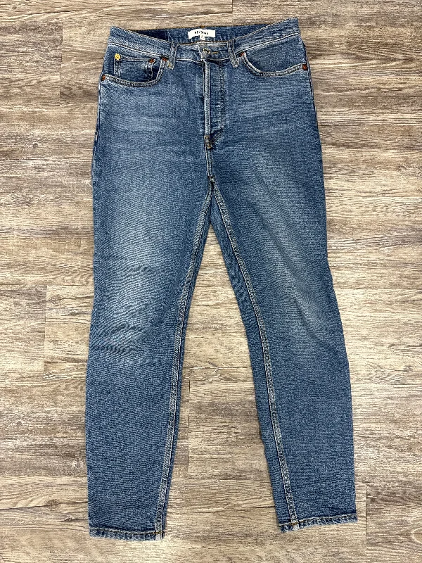 Jeans Designer By Re/Done In Blue Denim, Size: 4