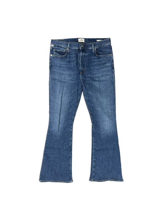 Jeans Flared By Citizens Of Humanity In Blue Denim, Size: 12