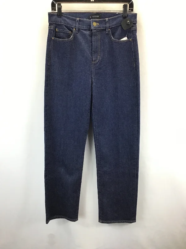 Jeans Straight By Ann Taylor In Blue, Size: 4