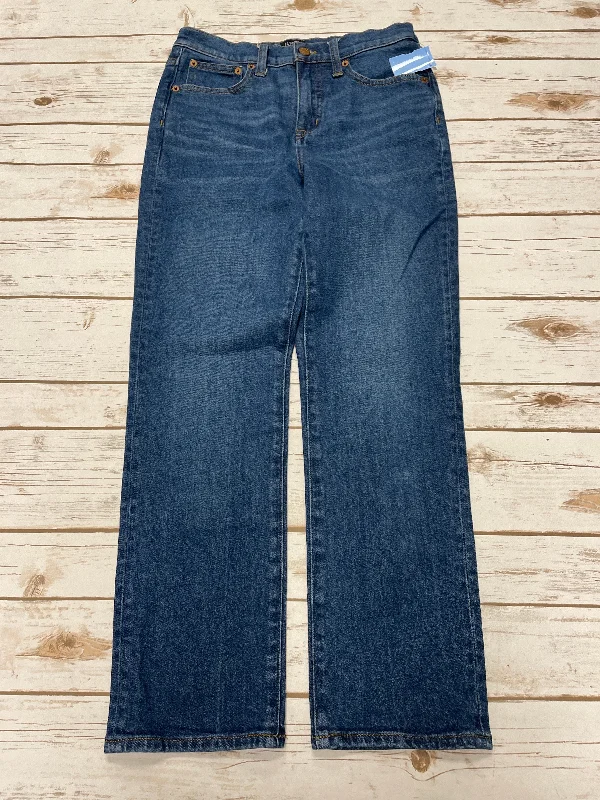 Jeans Straight By J. Crew In Blue Denim, Size: 4